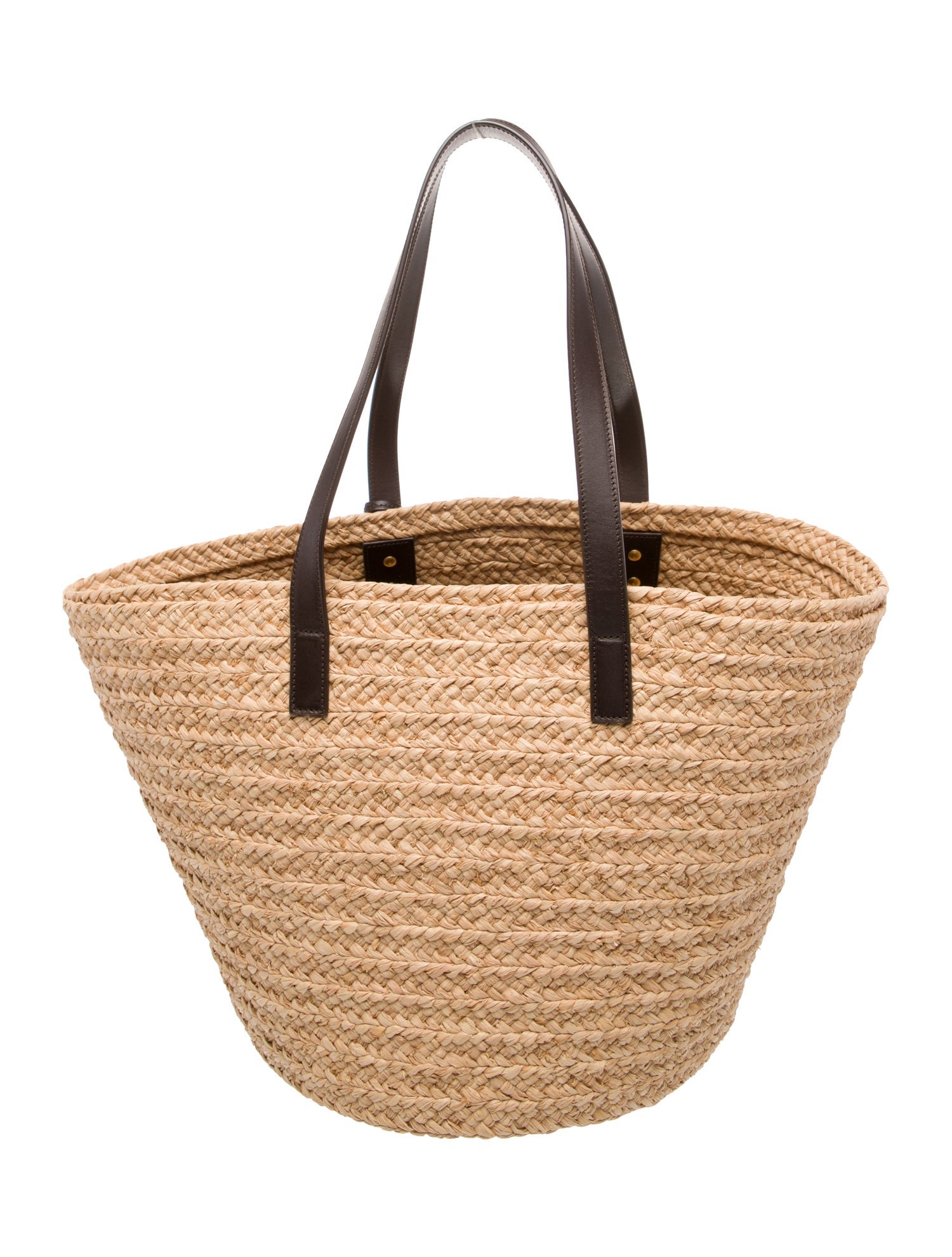 Saint Laurent Raffia Panier